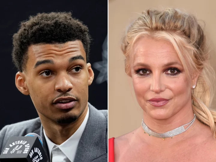 Britney Spears alleges she was struck by security guard protecting NBA rookie Victor Wembanyama