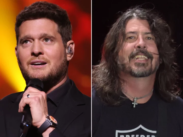 Michael Bublé posed as a Michael Bublé fan to perform with Foo Fighters