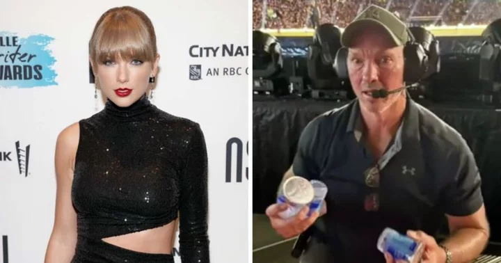 Dustin's duty: Fans dub Taylor Swift's security guard 'angel' for helping Rio crowd amid heatwave and water crisis in stadium
