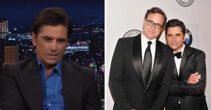 'It's hard without him': John Stamos shares how pal Bob Saget's death propelled him to write his memoir