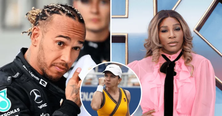 Lewis Hamilton fans clamber all over Serena Williams’ '8 is better' jibe at Simona Halep in hilarious takeover