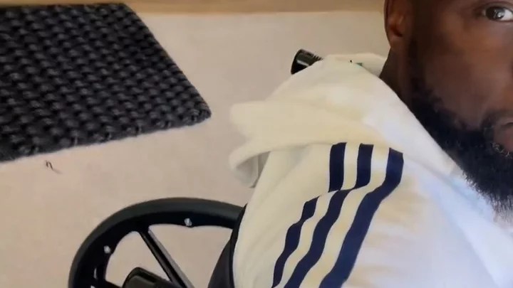 Kevin Hart consoled by The Rock after injury confines him to a wheelchair