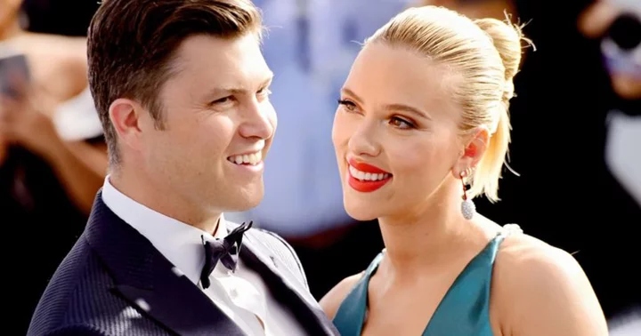 Scarlett Johansson says Colin Jost enjoyed 'fruits of my labor' as she resumed work after giving birth