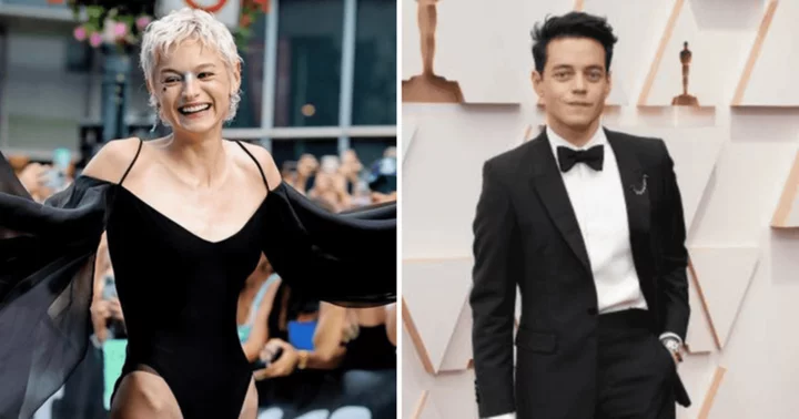 Rami Malek and Emma Corrin spotted kissing in public, onlookers say they look 'blissfully happy'