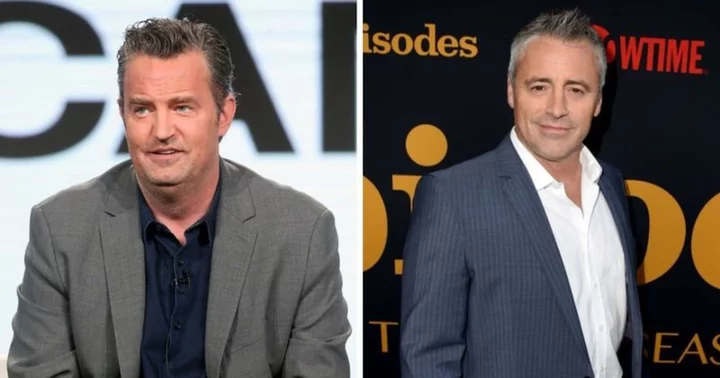 Photo of Matt LeBlanc's Joey staring at Chandler's empty chair goes viral after Matthew Perry's death