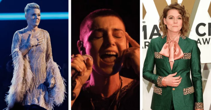 How did Pink and Brandi Carlile pay tribute to Sinead O'Connor? Artists offered one of the best tributes