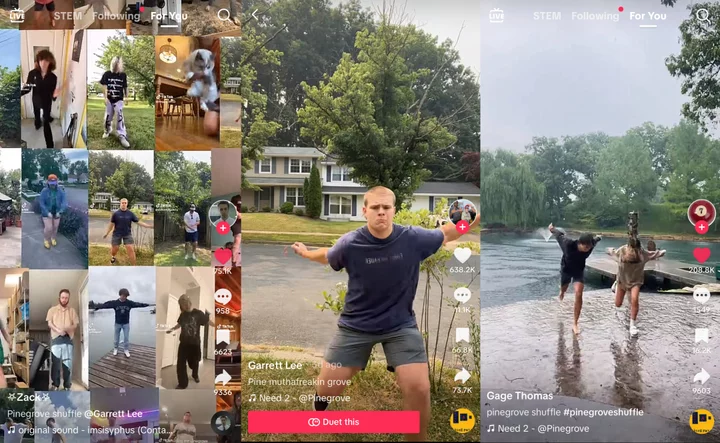 TikTok's strange 'Pinegrove Shuffle' trend, explained