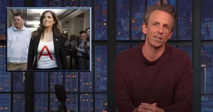 Seth Meyers compares Nancy Mace to Sesame Street character over 'Scarlet Letter' stunt, viewers lap it up