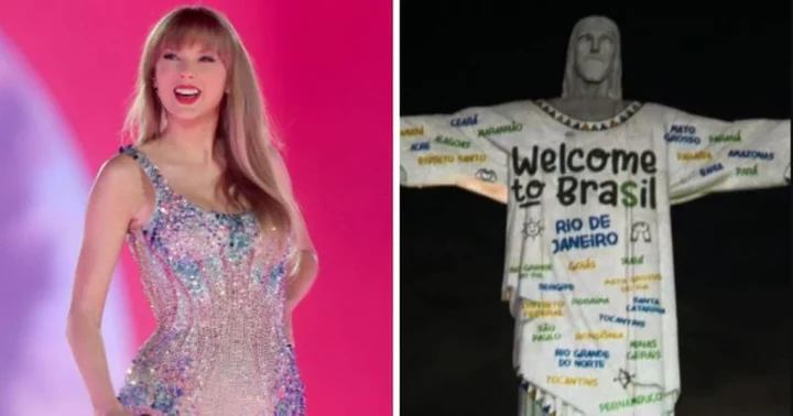 Taylor Swift news diary: Pop star honored with shirt projection on Rio's iconic Christ the Redeemer statue