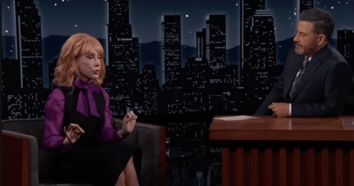 'She has gotten funnier': Kathy Griffin gets love from 'Jimmy Kimmel Live!' fans as she talks about lung cancer battle