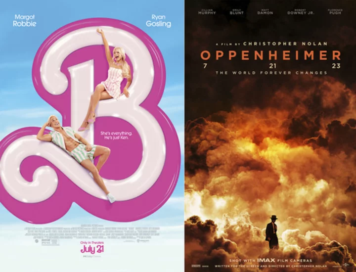 ‘Barbie,’ in 1st, and ‘Oppenheimer,’ in 2nd, fuel historic box office bonanza