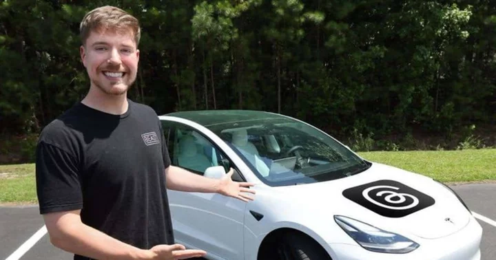 MrBeast gives away Tesla for crossing 1M followers on Threads, fans say 'Elon is definitely gonna tamper with that one'