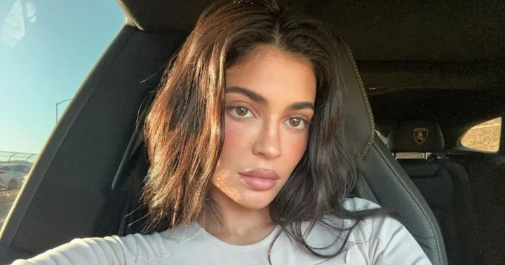 Kylie Jenner flaunts her curvy figure in tight bralette and skirt, Internet says 'she looks in pain'