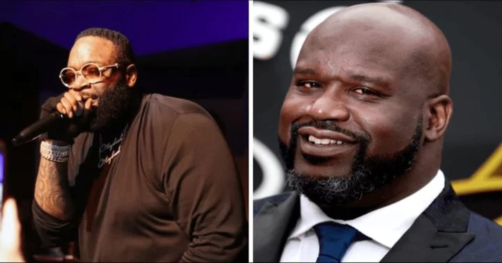 Rick Ross describes customizing MMG necklace for 'big homie' Shaquille O'Neal whom he calls a real 'artist'