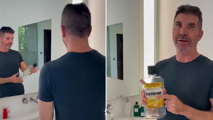 Simon Cowell getting upset over Listerine has become an instant meme