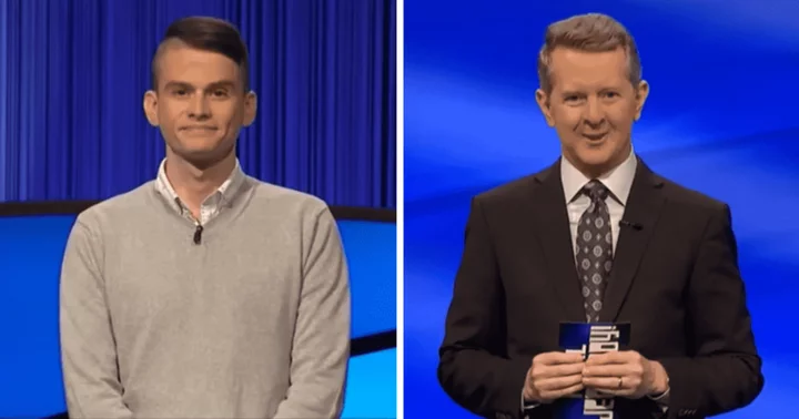 'Jeopardy!' host Ken Jennings joins in on the fun as contestant Andrew Knowles flaunts his 'hilarious' talent