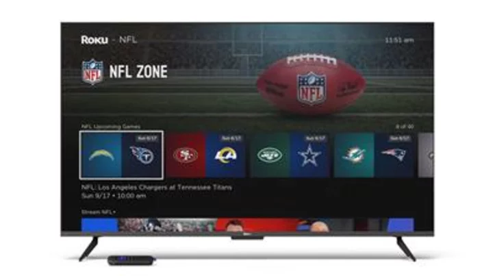 Roku’s New NFL Zone Gives Fans Easy Access to NFL Games Right On Time for 2023 Season