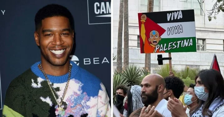 'The icon that you are': Kid Cudi hailed for sharing photos from pro-Palestinian rally