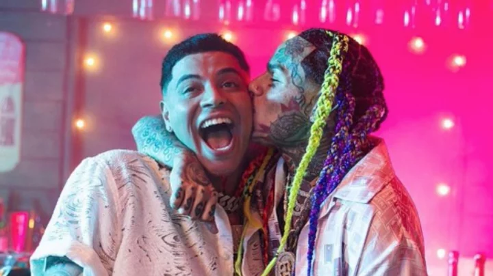 Where did the photo of 6ix9ine kissing a man come from?