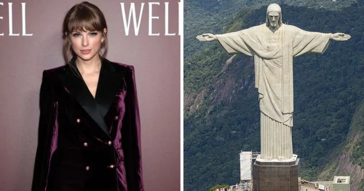 Taylor Swift in Rio: Video of Christ the Redeemer statue with Junior Jewels shirt goes viral and then breaks Swiftie hearts