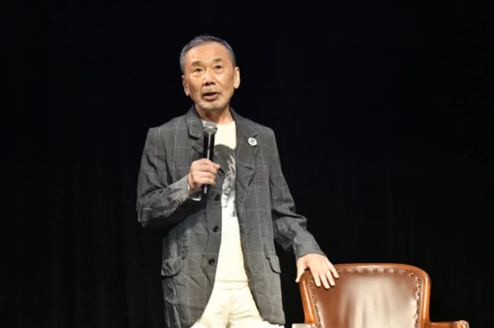 Novelist Murakami hosts Japanese ghost story reading ahead of Nobel Prize announcements
