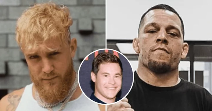 Is Jake Paul vs Nate Diaz scripted? Adam Devine likens 'fake and weird' fight to 'Hunger Games'