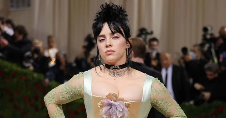 'Looks like a toddler went to town': Billie Eilish's abstract back tattoo gets mercilessly trolled