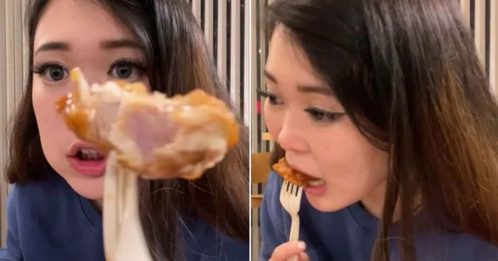 ExtraEmily eats uncooked chicken during Twitch stream, viewers warn her to stop