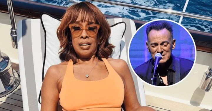 CBS Mornings' Gayle King, 68, channels her inner 'party animal' as she attends Bruce Springsteen's concert