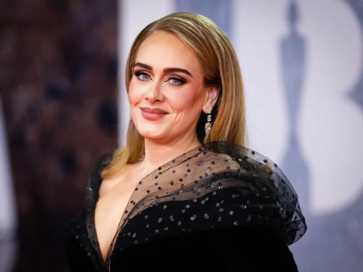 Adele once again stirs speculation she's married