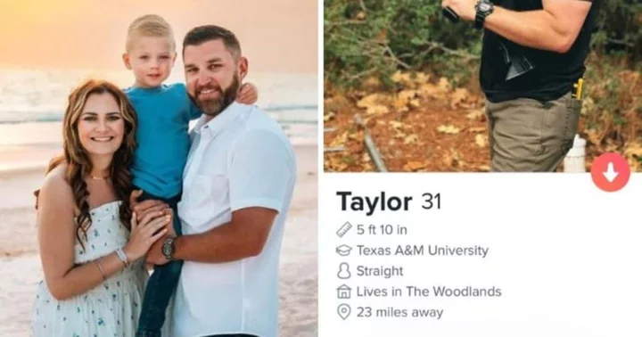 Taylor Odlozil's alleged 'Tinder profile' sparks uproar less than a month after wife Haley's tragic death
