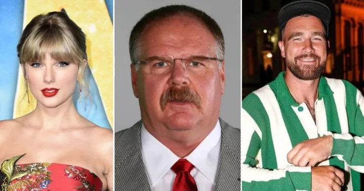 Chiefs coach Andy Reid says he's ‘glad’ Taylor Swift is here as he jokes about setting her and Travis Kelce up