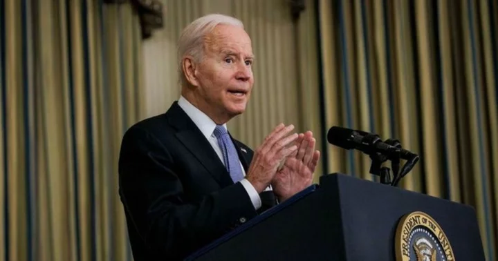 Joe Biden confirms 14 Americans died in Israel, slammed for refusing to take questions after his speech