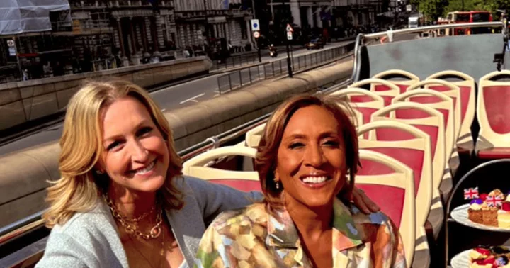 'GMA's Robin Roberts expresses her love for London while touring city with Lara Spencer, shares childhood dream of 'making it to Wimbledon'