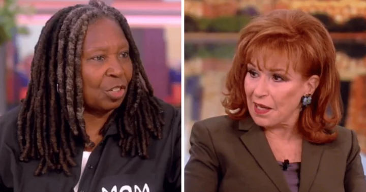 'The View' host Whoopi Goldberg snaps at Joy Behar for steering off topic on air while discussing celeb exes