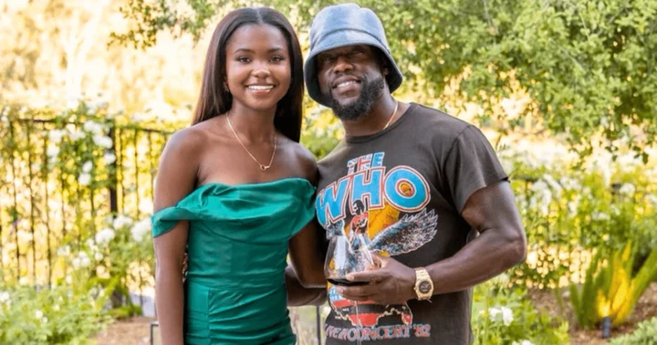 'Where does the time go': Kevin Hart is a proud dad as he poses with daughter Heaven ahead of her prom