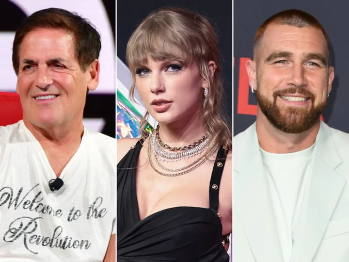 Mark Cuban offered to introduce Taylor Swift to a Dallas Maverick. Travis Kelce wasn't having it