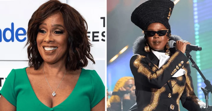 'CBS Mornings' host Gayle King defies heavy rains to introduce 'great' Lauryn Hill at Global Citizen Festival
