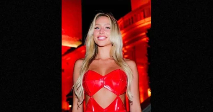 Alix Earle: TikTok star dazzles in red dress for Private Haas F1 After Party