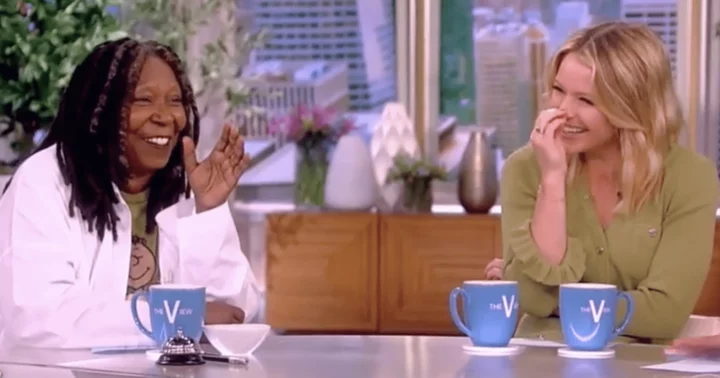 'The View' co-hosts call out Sara Haines for whispering something 'weird' to Whoopi Goldberg during show