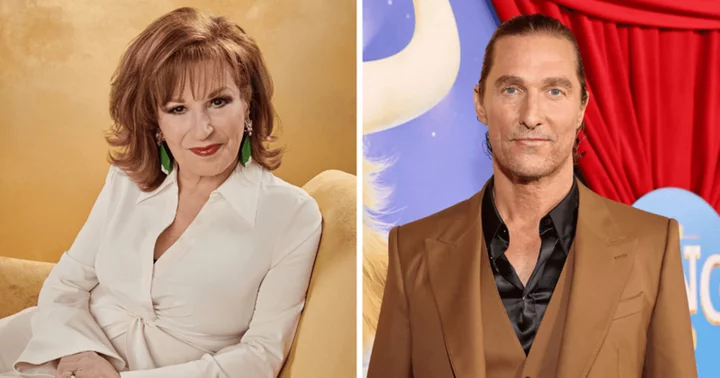 'He's good': Joy Behar puts her feet up on the table for Mathew McConaughey on 'The View'