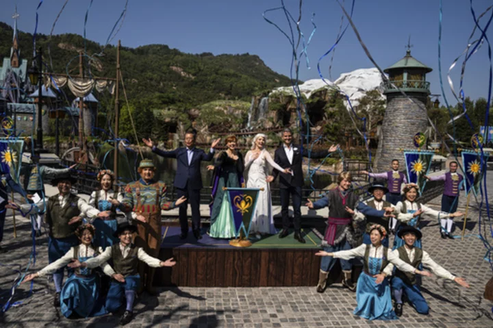 Hong Kong's Disneyland opens 1st Frozen-themed attraction, part of a $60B global expansion