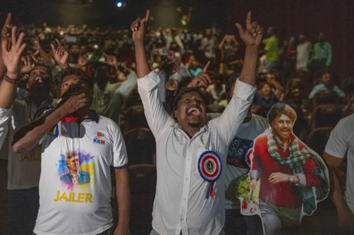 Fans in India rejoice as superstar actor Rajinikanth's latest movie hits theaters