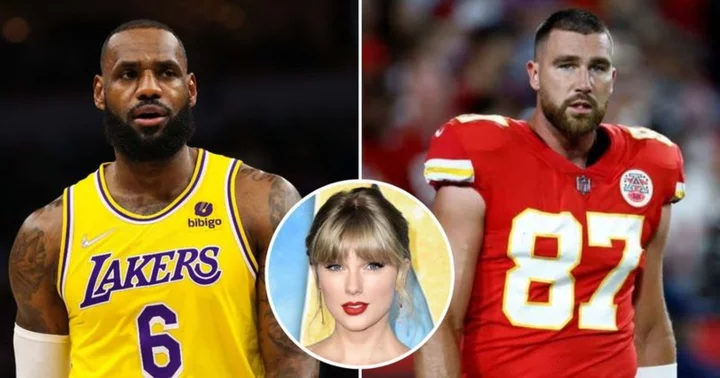'What is this timeline': LeBron James fans are stunned after his shoutout to 'Swifties' amid Travis Kelce-Taylor Swift romance