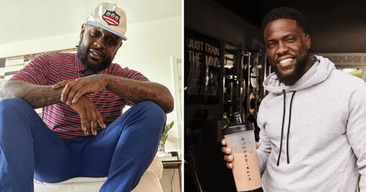 What did Stevan Ridley say after Kevin Hart ended up in wheelchair? Comedian suffers injury after foot race with former NFL player