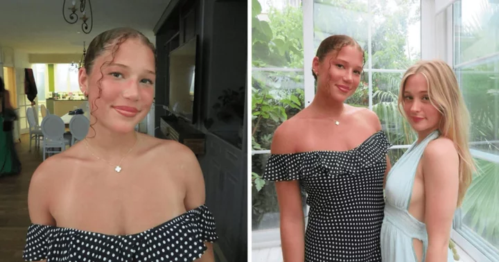 'GMA' host Michael Strahan's daughter Sophia Strahan rocks off-shoulder polka dress on trip to Spain