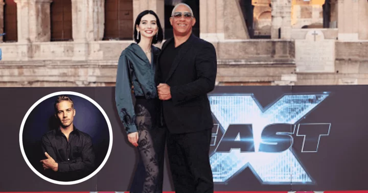 Vin Diesel makes emotional appearance with Paul Walker's daughter Meadow Rain at 'Fast X' premiere