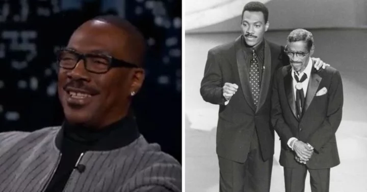 'Don't have nights like this': Eddie Murphy revisits iconic photo from Sammy Davis Jr's 60th anniversary celebration on 'Jimmy Kimmel Live'