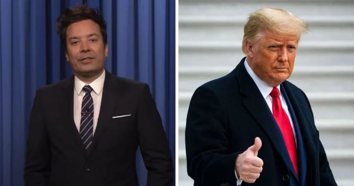 'Maybe those gag orders are a good idea': Jimmy Fallon mocks Donald Trump over his city name flub during Iowa campaign stop