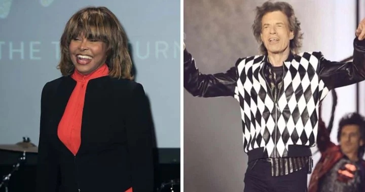 Tina Turner had a crush on pal Mick Jagger who infamously ripped off her skirt during concert